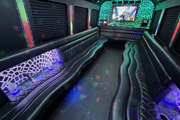 Homestead Limo Bus Interior