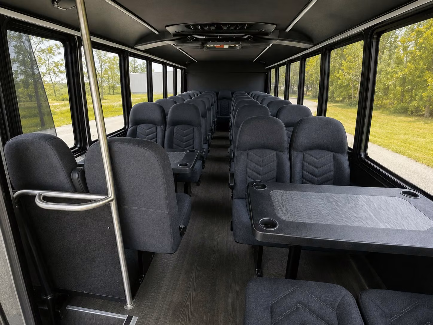 15 passenger minibus inside