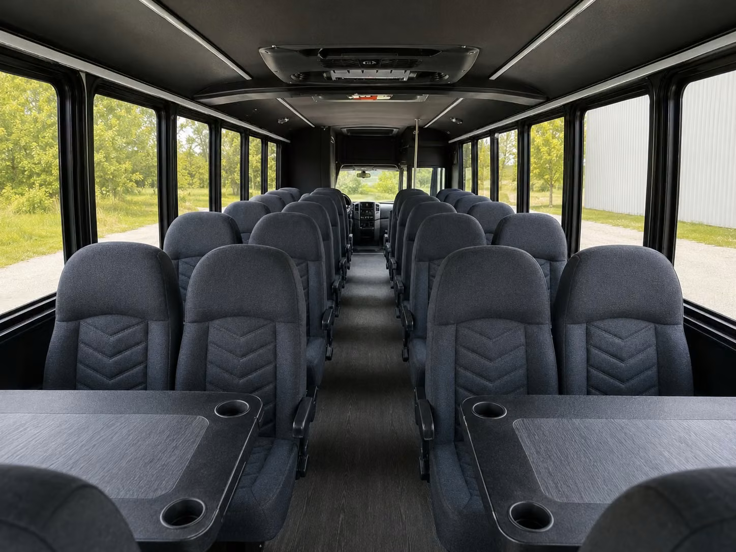 20 passenger minibus interior