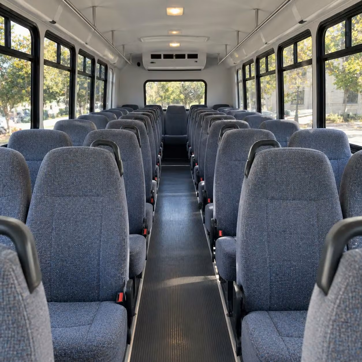 25 passenger minibus inside