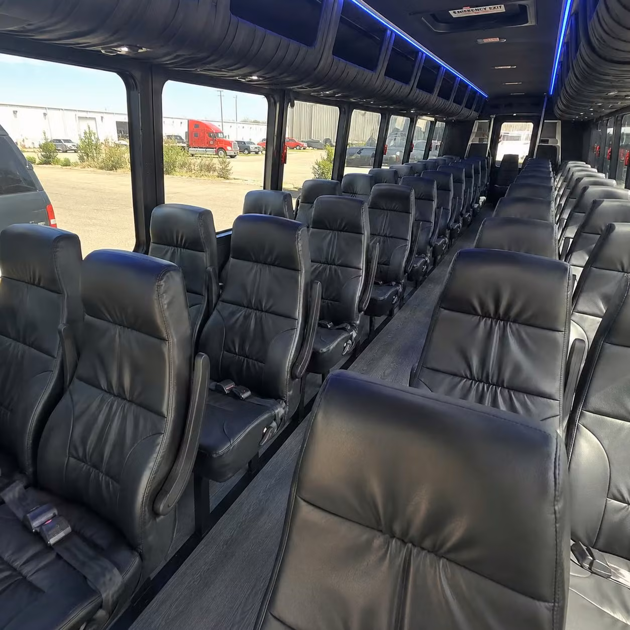 30 passenger minibus inside