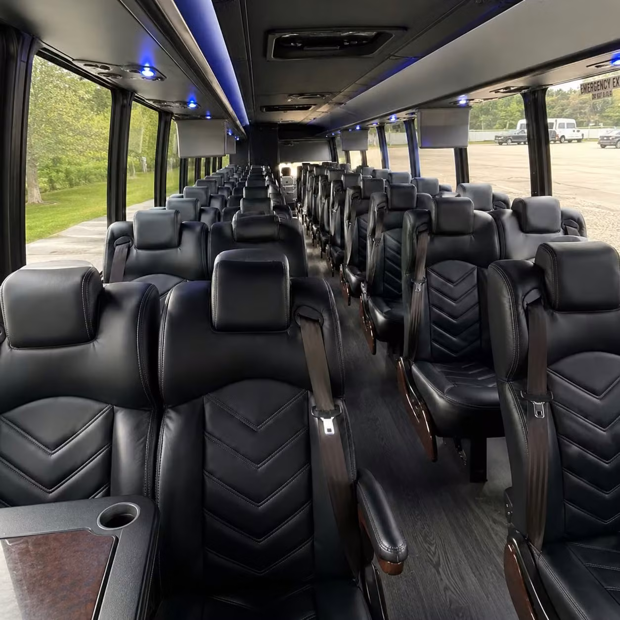 35 passenger minibus interior