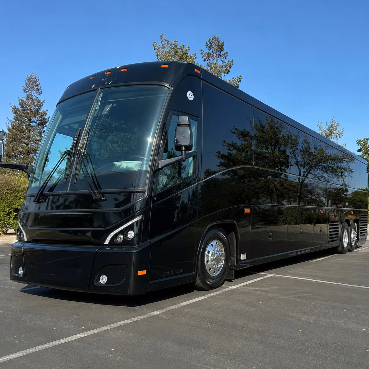 56 passenger charter bus
