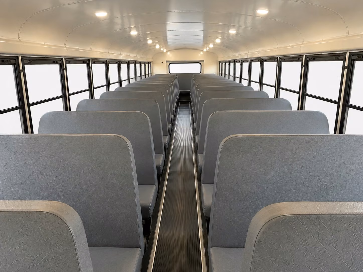 school bus inside