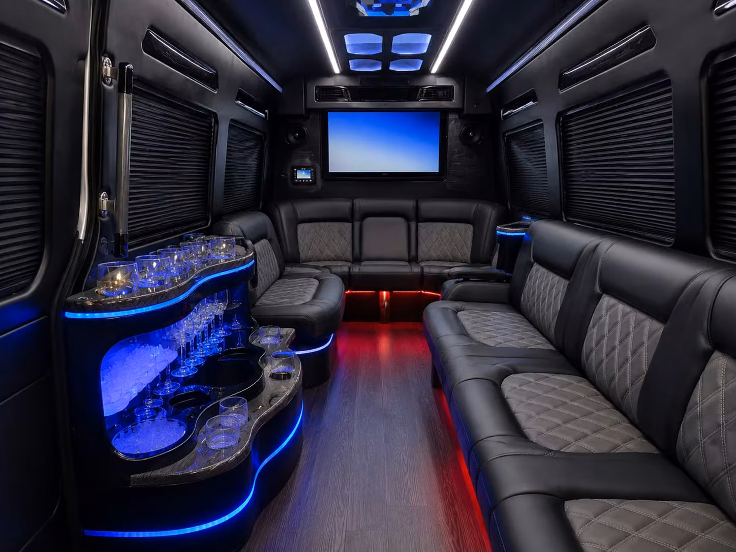 sprinter limousine inside