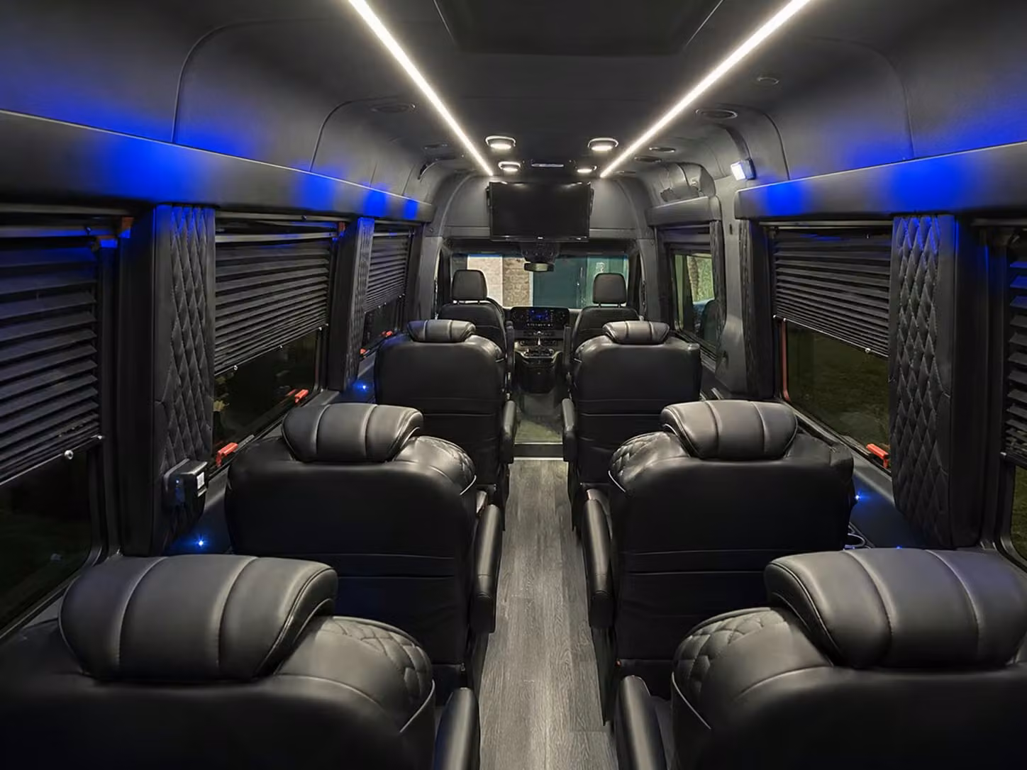 sprinter van with driver interior